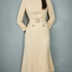 Long sleeve solid color skirt HE1108-02-03