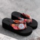 Women Clothes Band Clip Toe Platform Slippers