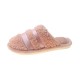 Women Warmed Lined Non Slip Home Plush Cotton Slippers