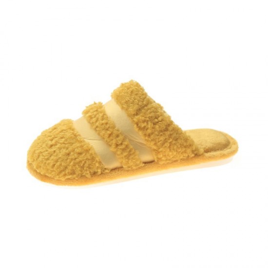 Women Warmed Lined Non Slip Home Plush Cotton Slippers