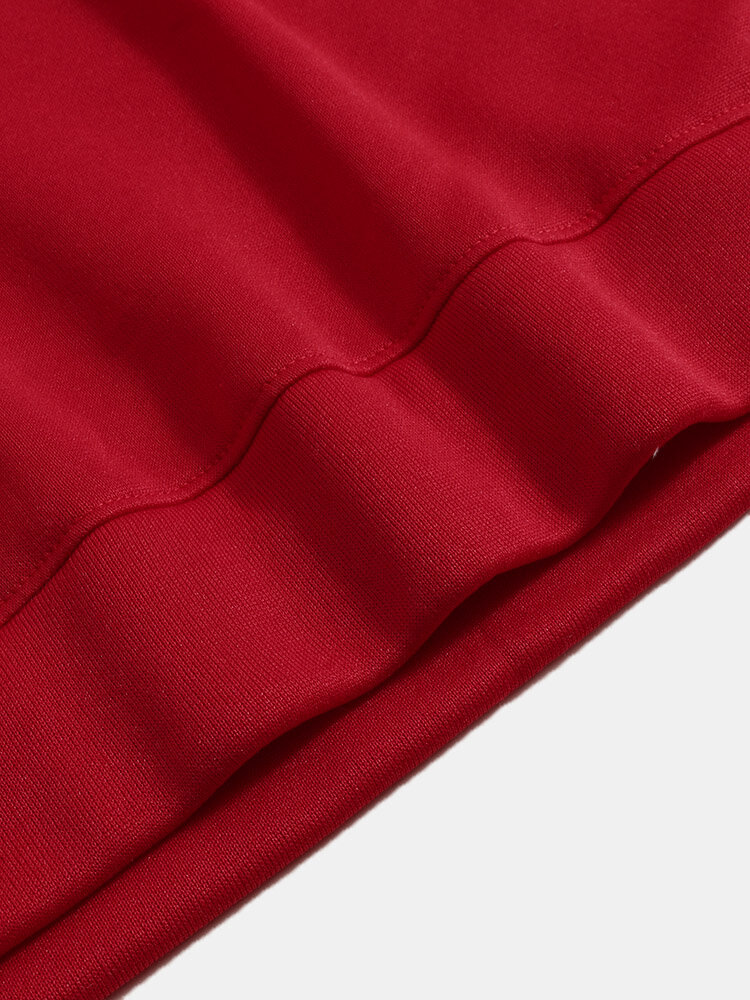 Women Christmas Tree Printed Letter Round Neck Casual Pullover Sweatshirt